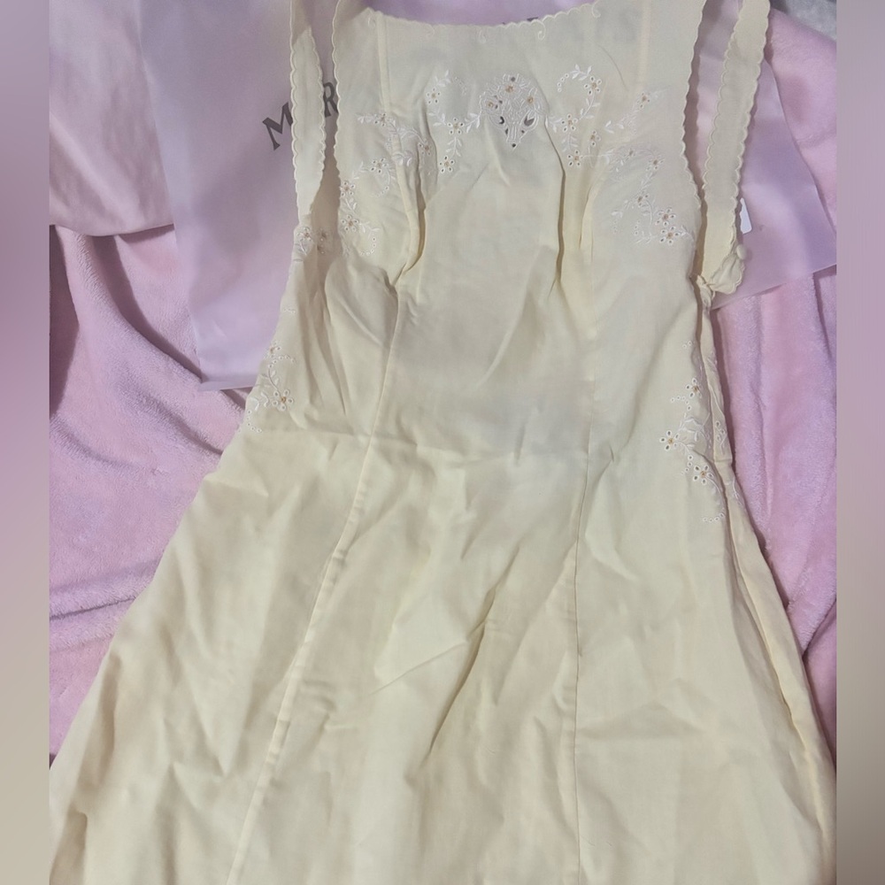 NWT Mirror Palais Daisy Patch Embroidered Mini dress size small - Picture 7 of 9